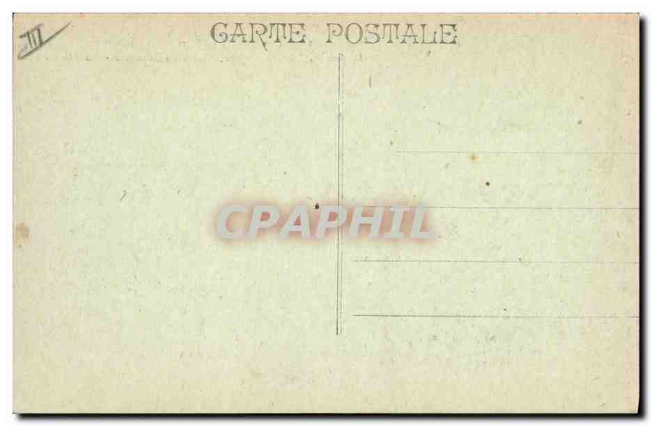 CPA Bateau de Guerre Cuirasse Patrie par gros temps  — Verso