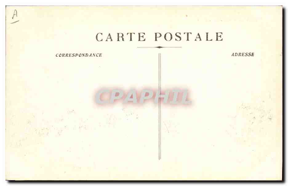 CPA Bateau de Guerre Cuirasse Republique  — Verso