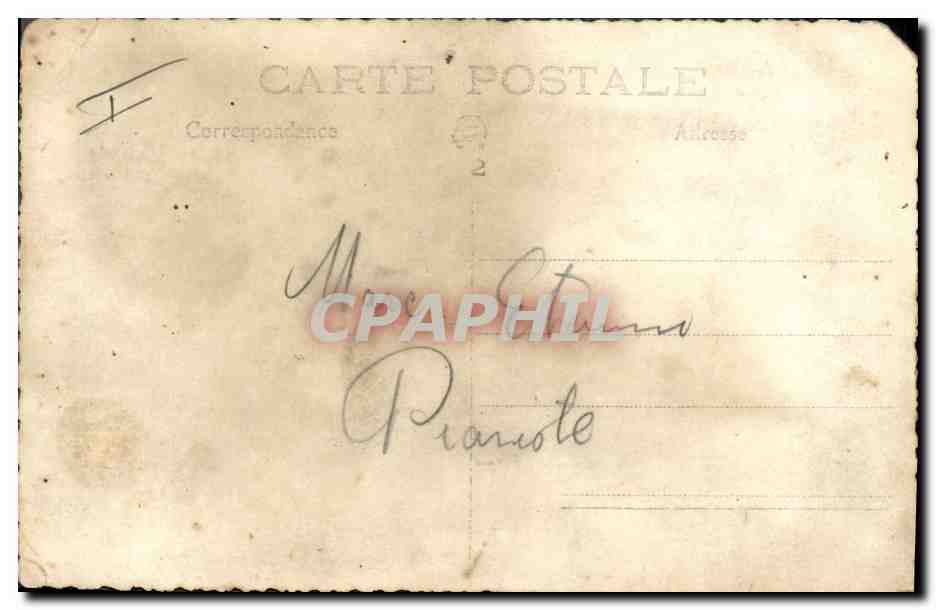 CARTE PHOTO Marc Etern ? Pianiste Piano  — Rückseite