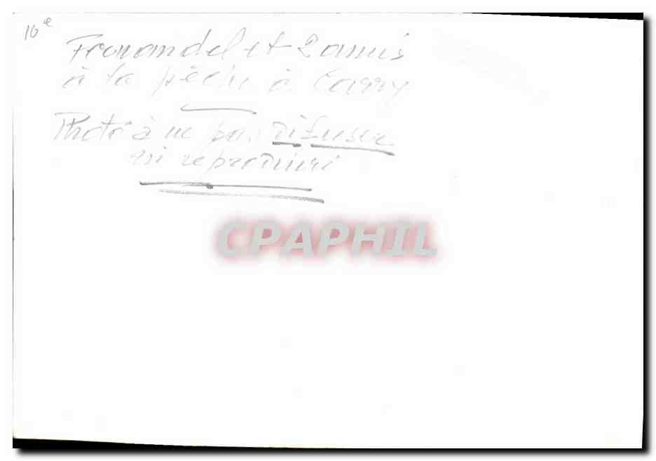 CPM Cinema Fernandel et 2 amis a a la peche A Carry  — Rückseite