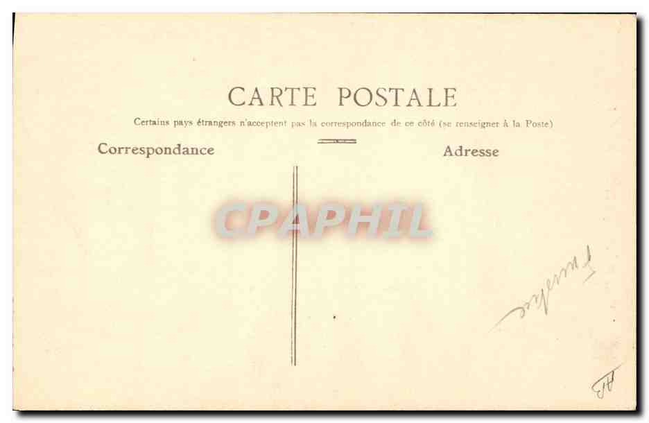 CPA Folklore Pont L'Abbe Type Breton  — Verso