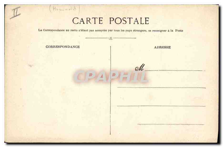 CPA Folklore Au Pays des Paludiers La preferee — Verso