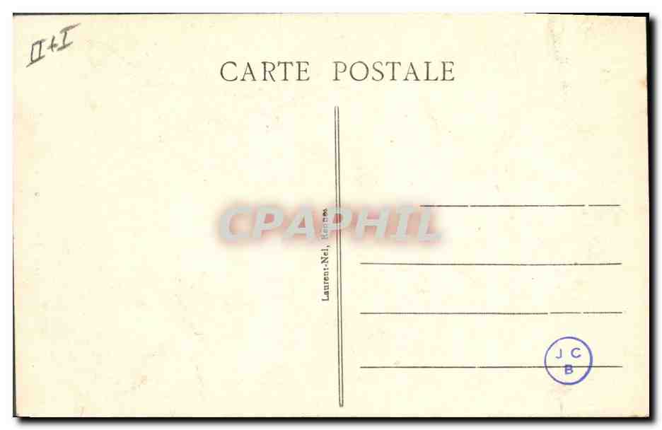 CPA Folklore Jeune Bigoudenne  — Verso