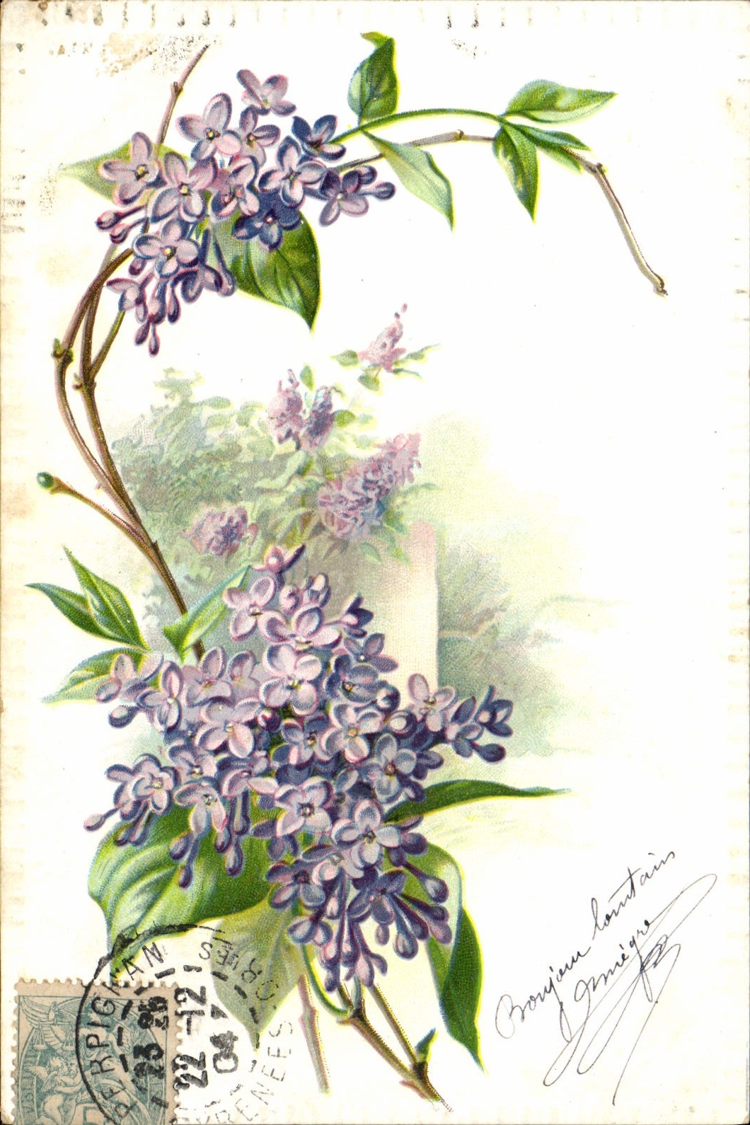 CPA Fantaisie Fleurs 