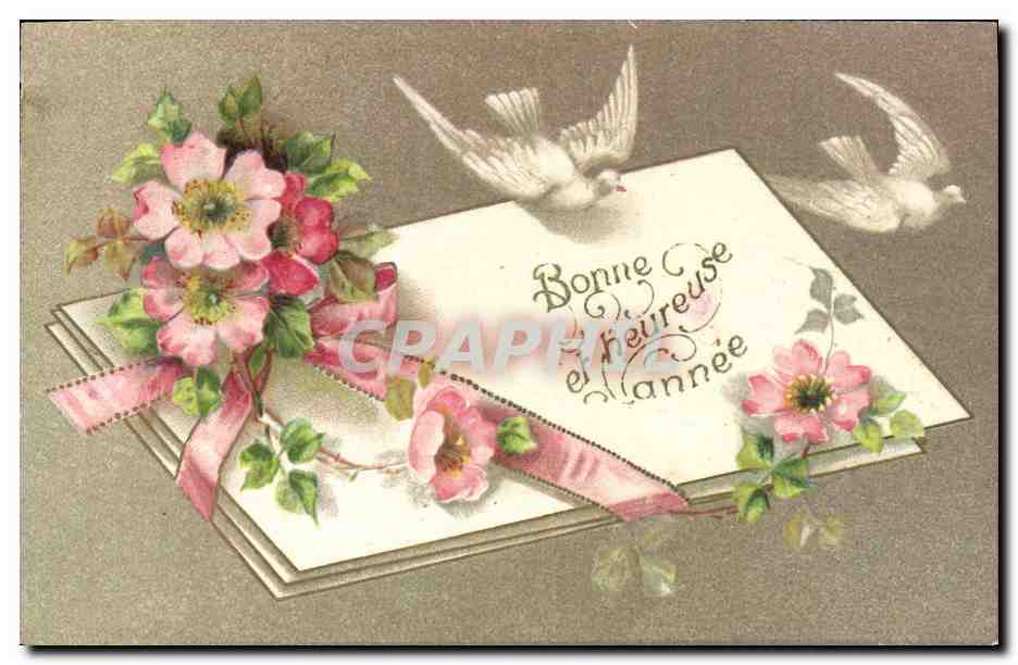 CPA Fantaisie Fleurs Colombes 