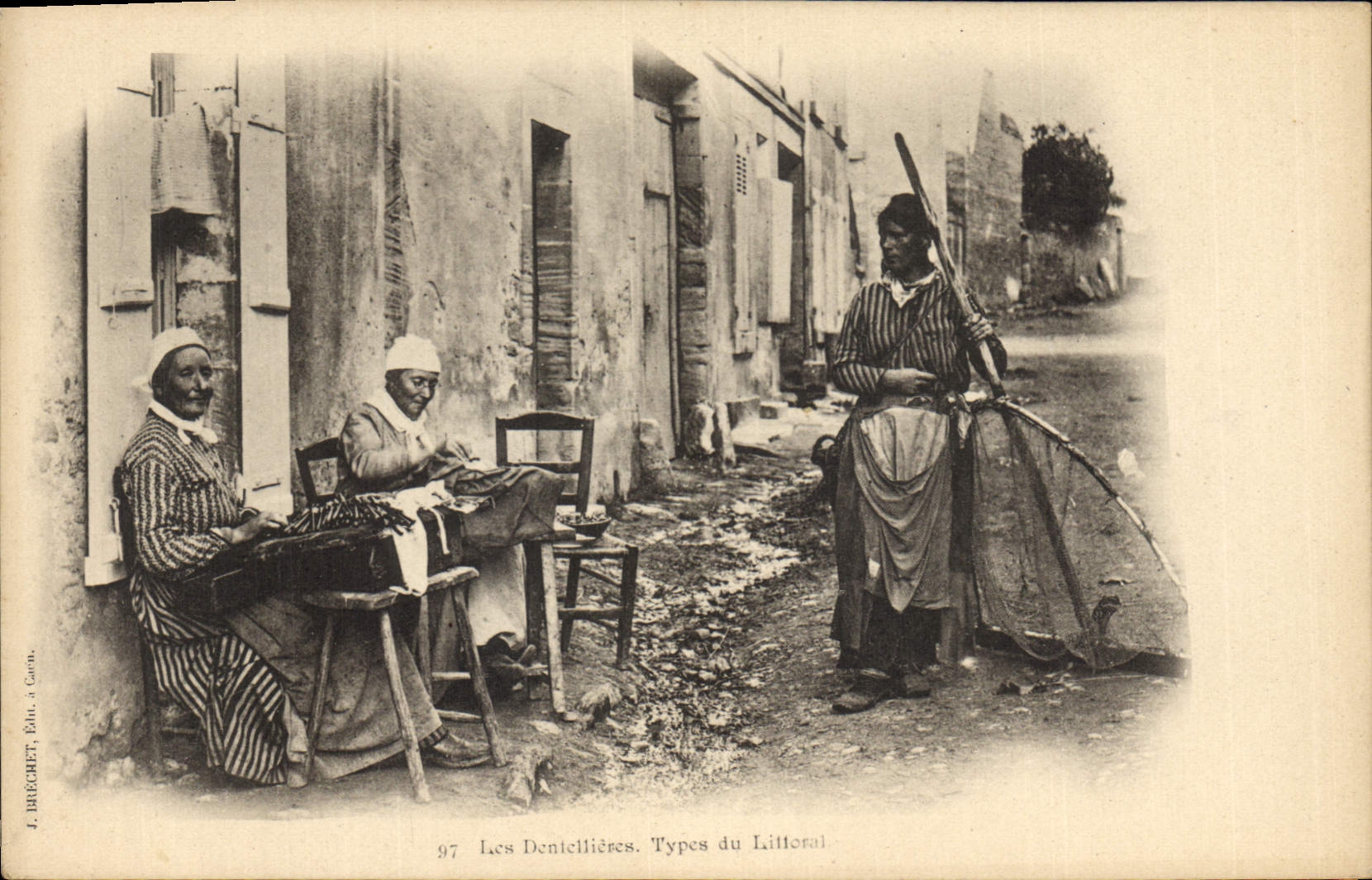 Les Dentellières. Types du Littoral — J. Hrecquet, Éditeurs, à Carcassonne, n°97