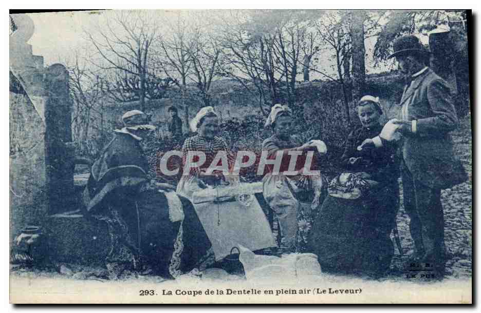 La Coupe de la Dentelie en plein air (Le Leveur) — N° 293 — Éditeur : Le Puy