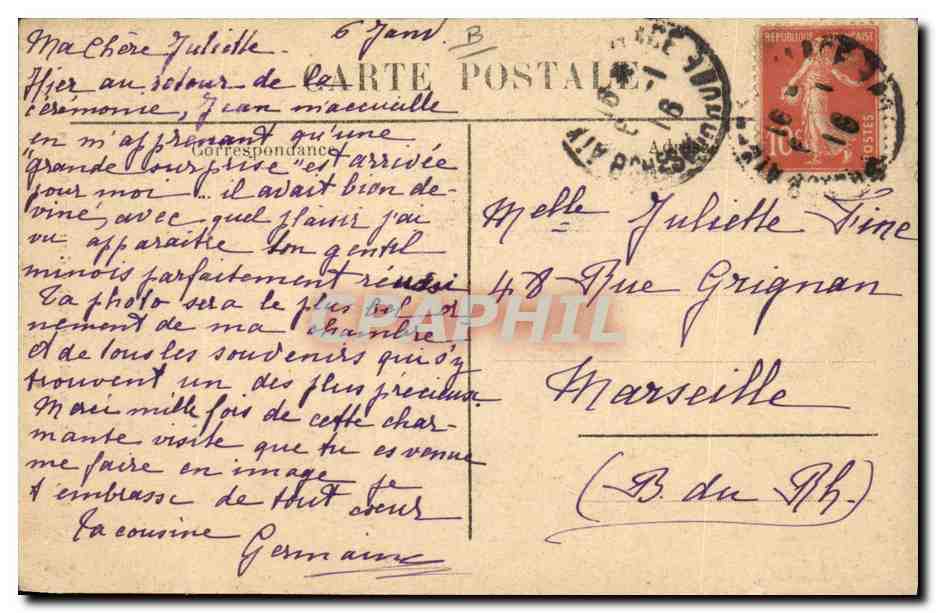 CPA Folklore Dentelle Une dentelliere coiffee du ruban a flots  — Verso