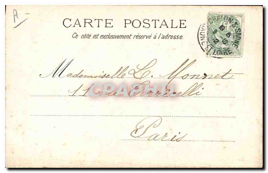 CPA Folklore Dentelle Fileuse Charolaise  — Verso