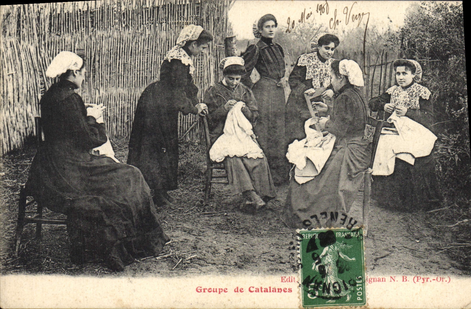 Gruppe von Katalanen — Verlag N. B. (Pyr.-Or.)