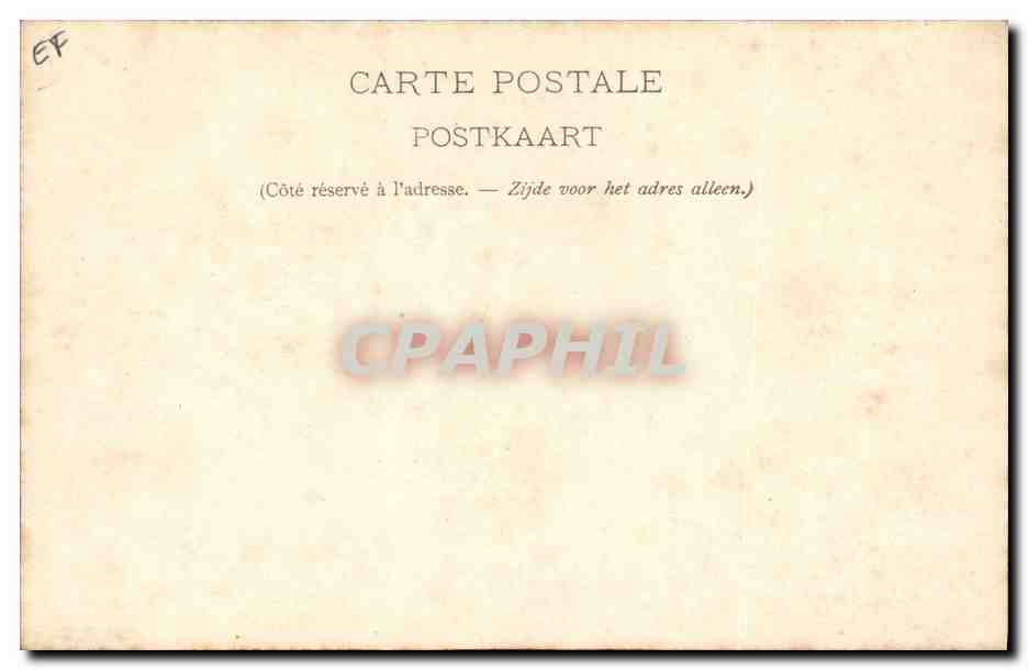 Dentellière flamande — Gand — Éditeur Albert Sugg, à Gand, Série I N. 219 — Verso