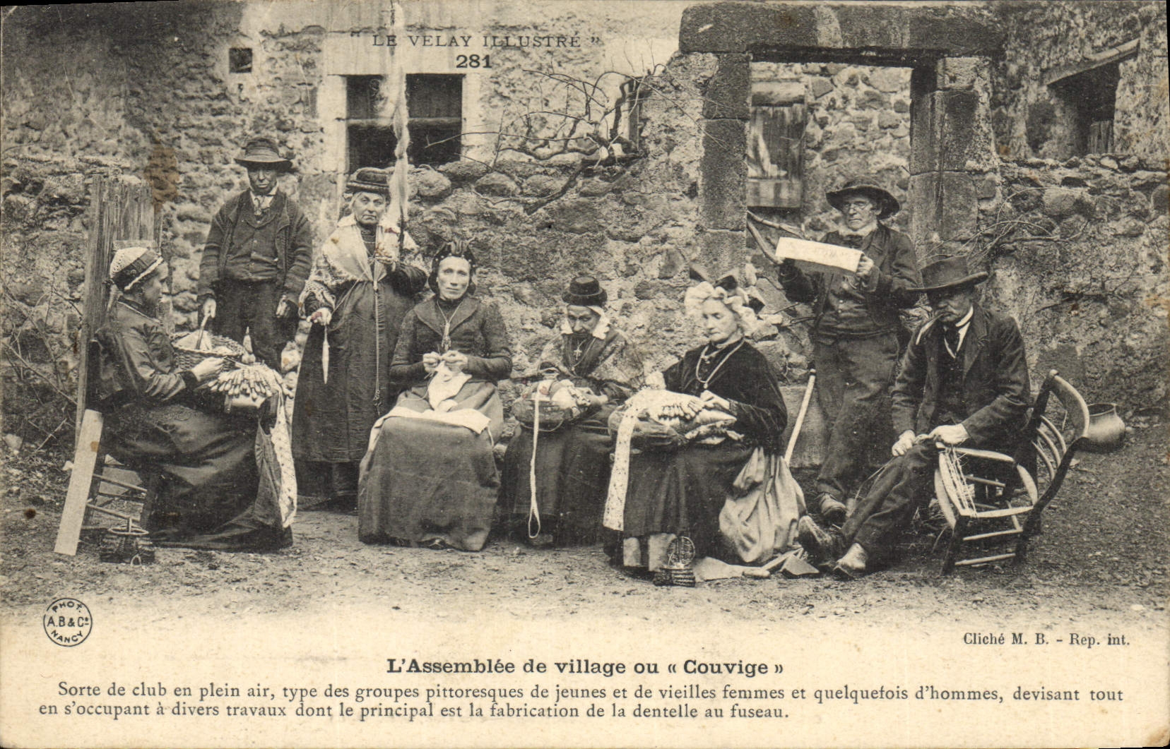Couvige — Dorfversammlung oder 'Couvige' — Le Velay Illustré Nr. 281