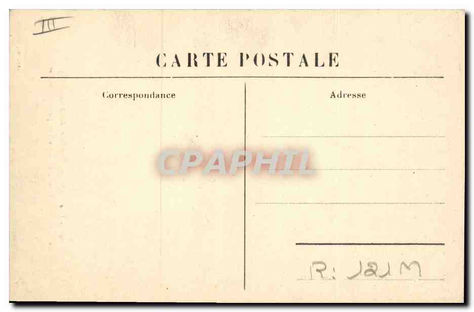 CPA Folklore Dentelle Une dentelliere Coiffure dite Auvergnate  — Verso
