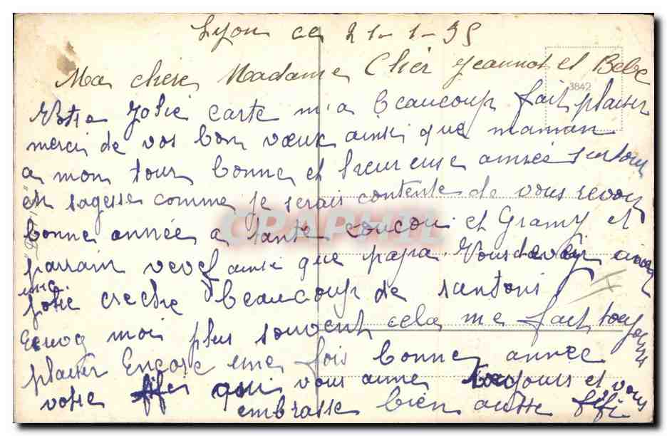 CPA Fantaisie Enfants  — Verso