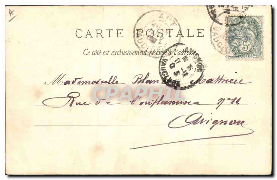 CPA Fantaisie Enfants  — Rückseite