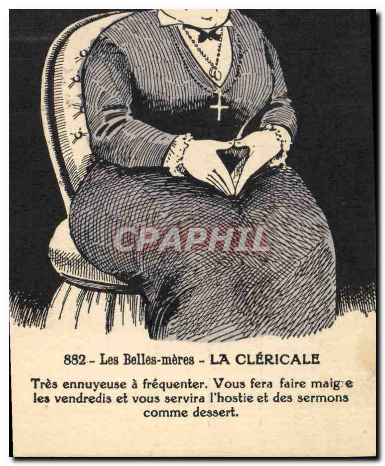 Les Belles-mères - LA CLÉRICALE — Série 882, éditeur Nodrèb