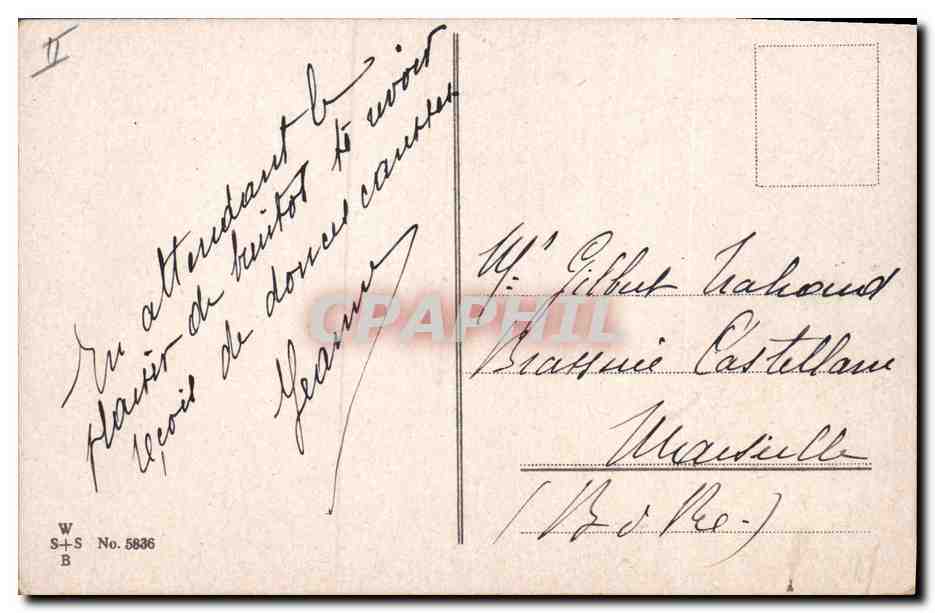 CPA Fantaisie Enfants  — Rückseite