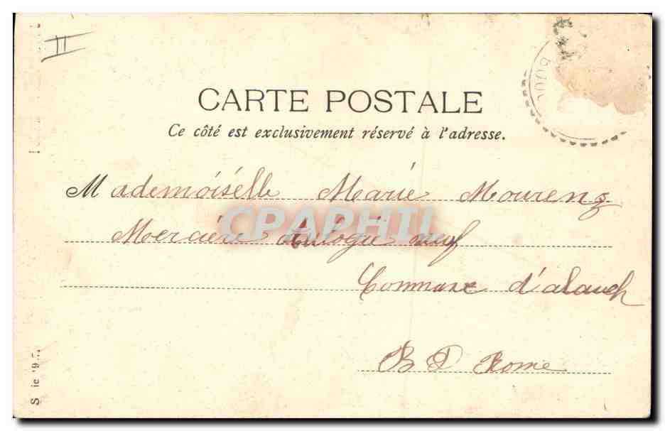 Fête de Pâques — femme et lapins dans un œuf — éditeur non visible — Achterkant