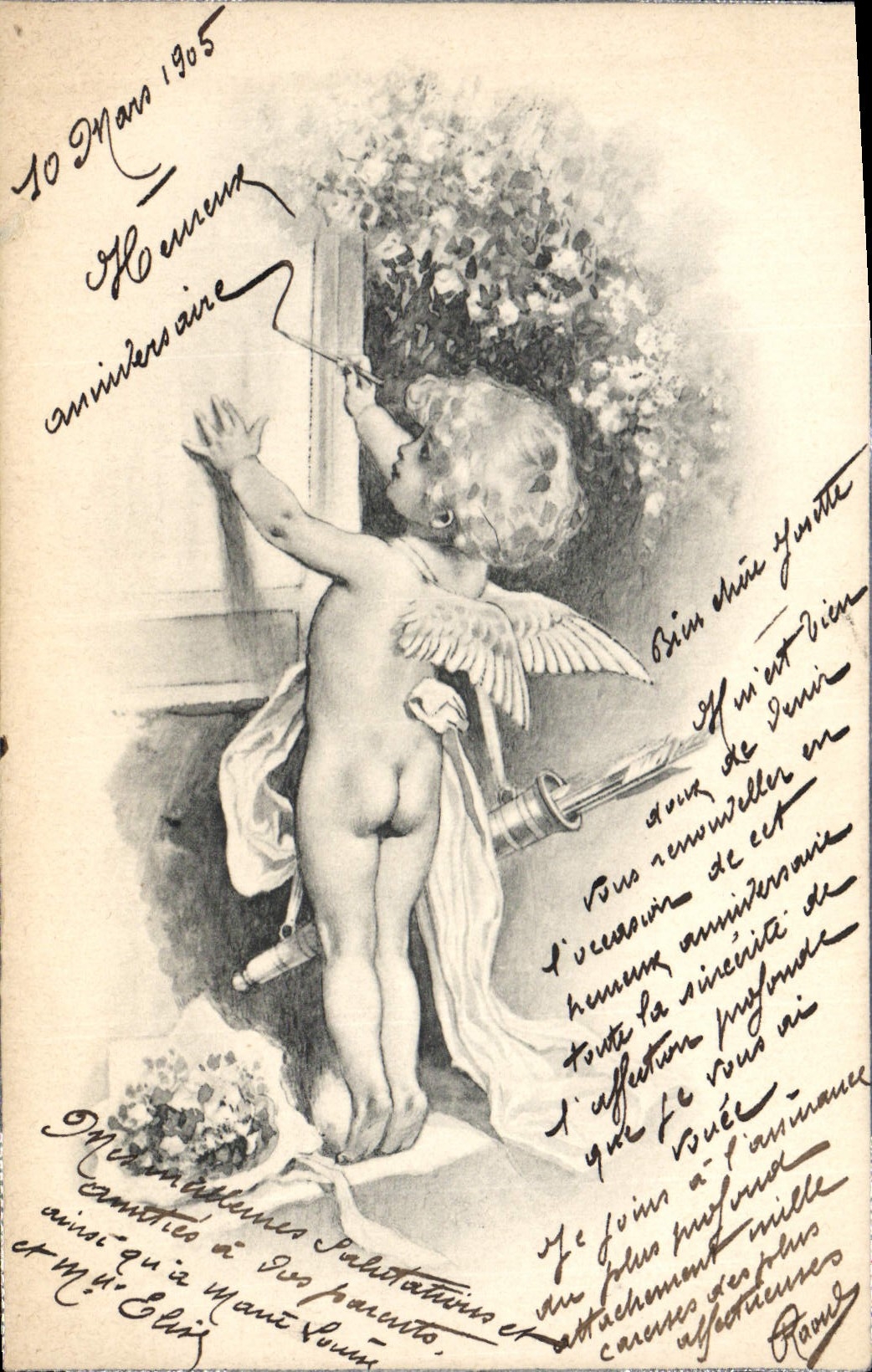 CPA Fantaisie Ange 