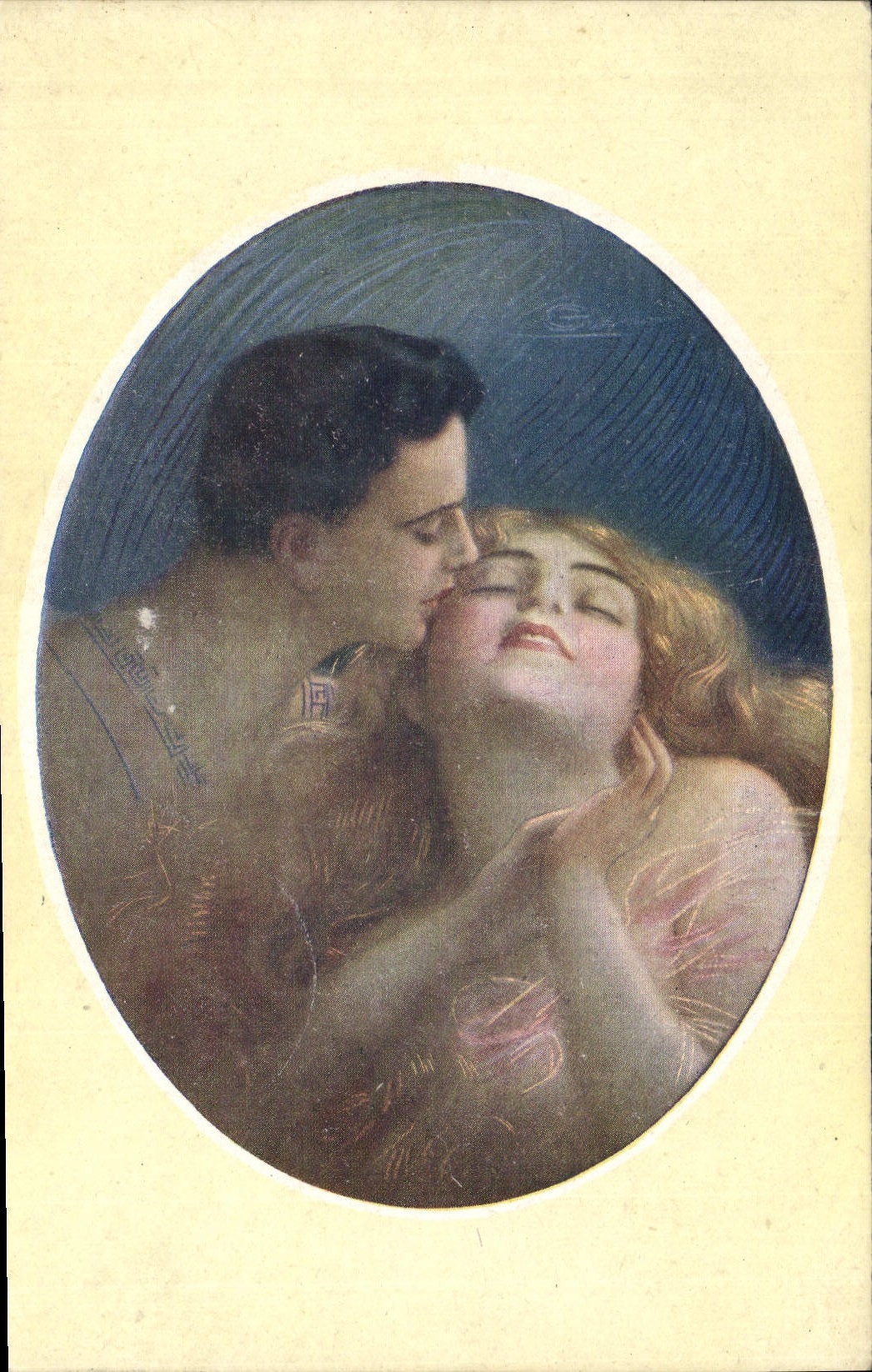 Amour — scène romantique — Stampa di Milano, n° 340-1