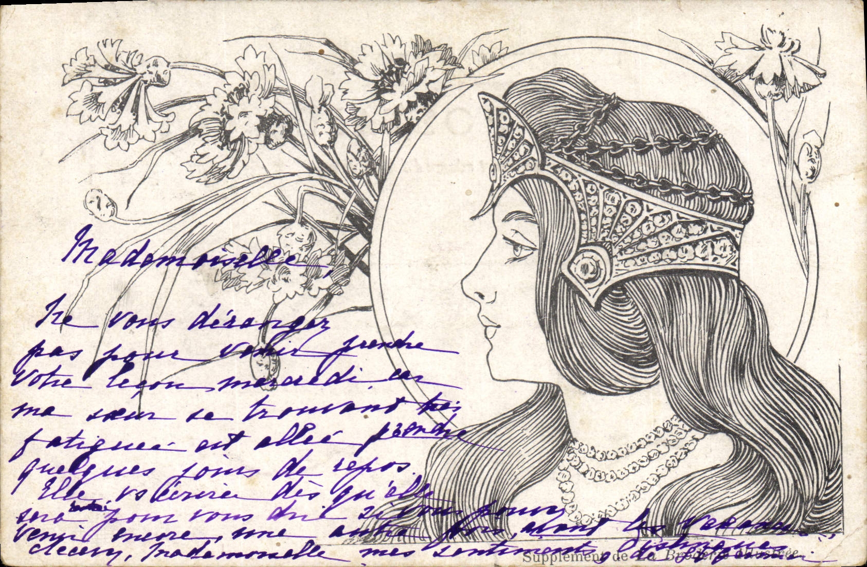 CPA Fantaisie Femme