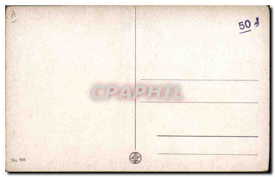 CPA Fantaisie Femme  — Rückseite