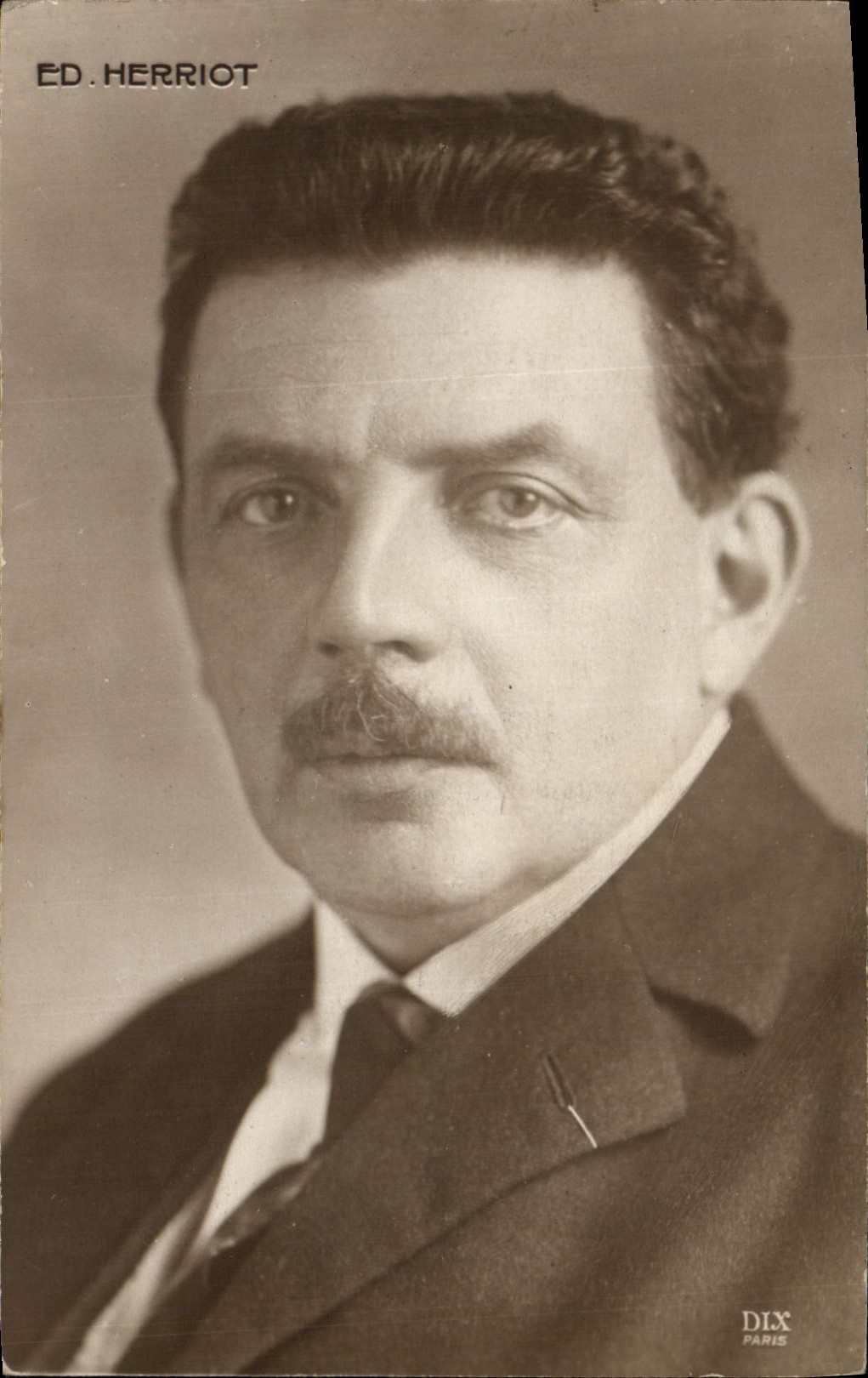 Portrait d'homme — Ed. Herriot — DIX PARIS