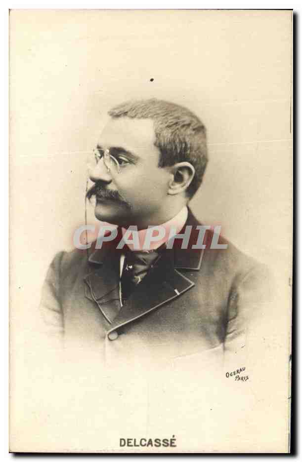 Portrait de Delcassé — Ogerau Paris — n° de série non visible - Anverso