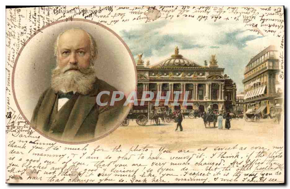 Portrait de Charles Munch — Opéra de Paris — éditeur inconnu