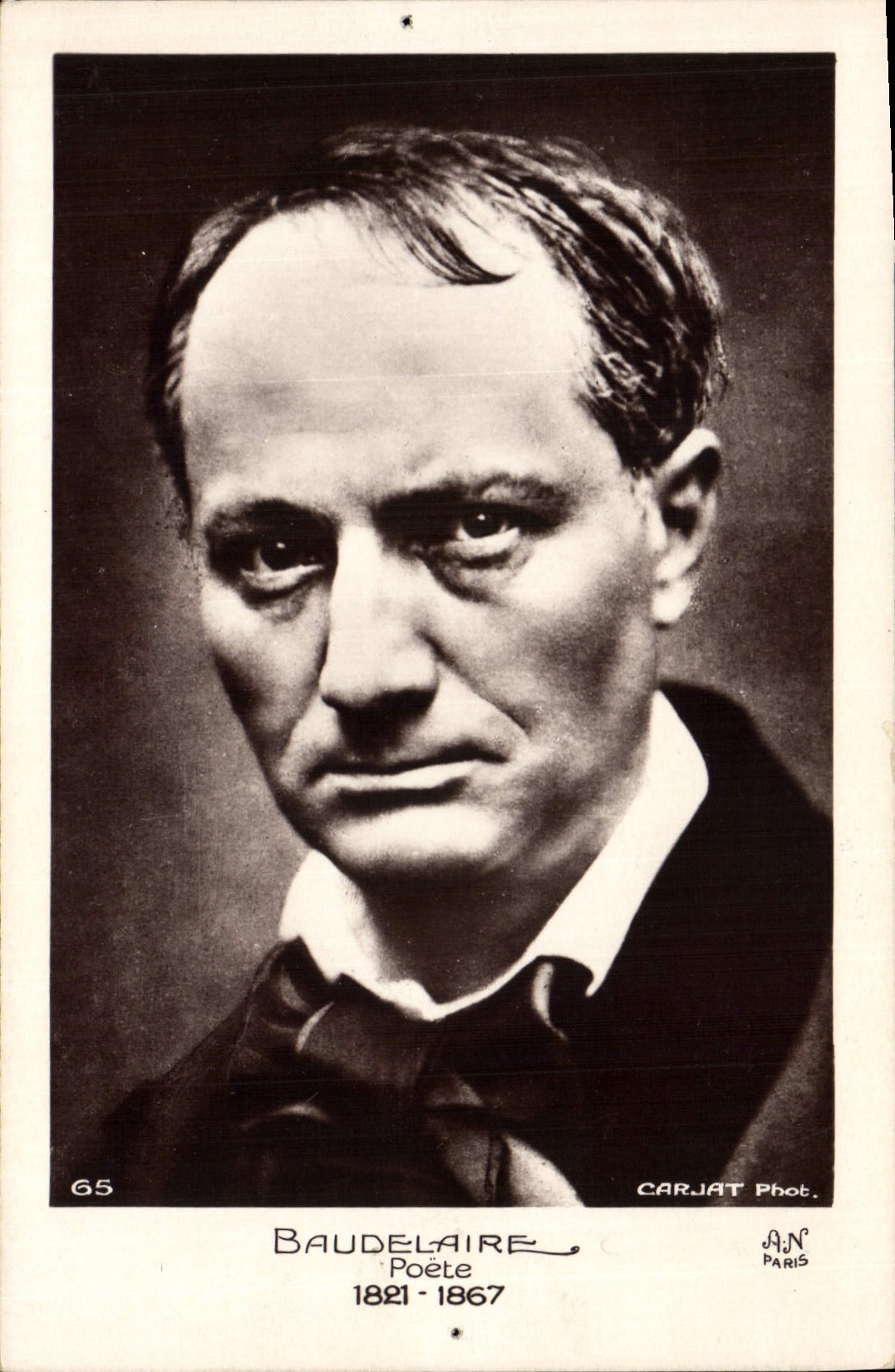 CPA Baudelaire Poete 