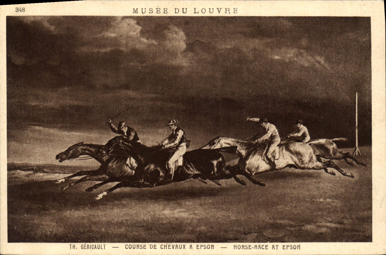 Course de chevaux à Epsom — Th. Géricault — Musée du Louvre