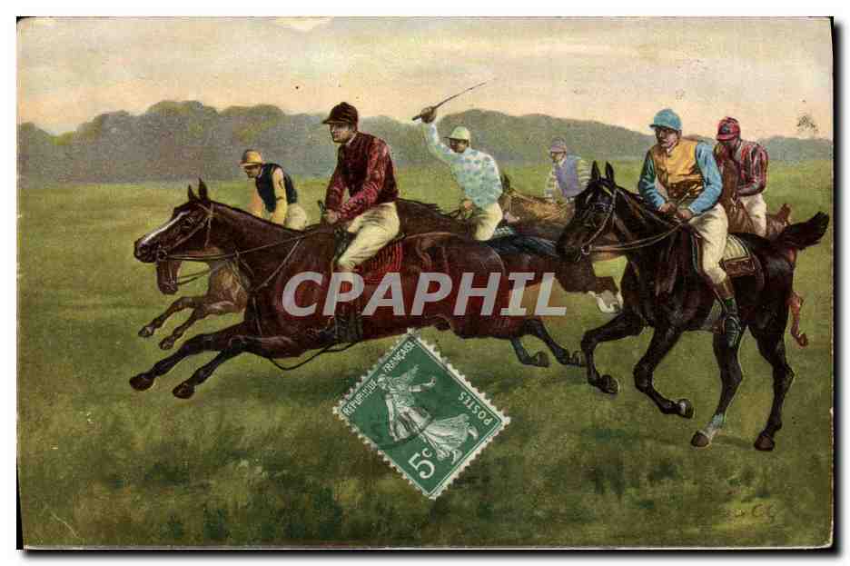 Course de chevaux — Pays-Bas — éditeur N.F. Éditeurs, Paris