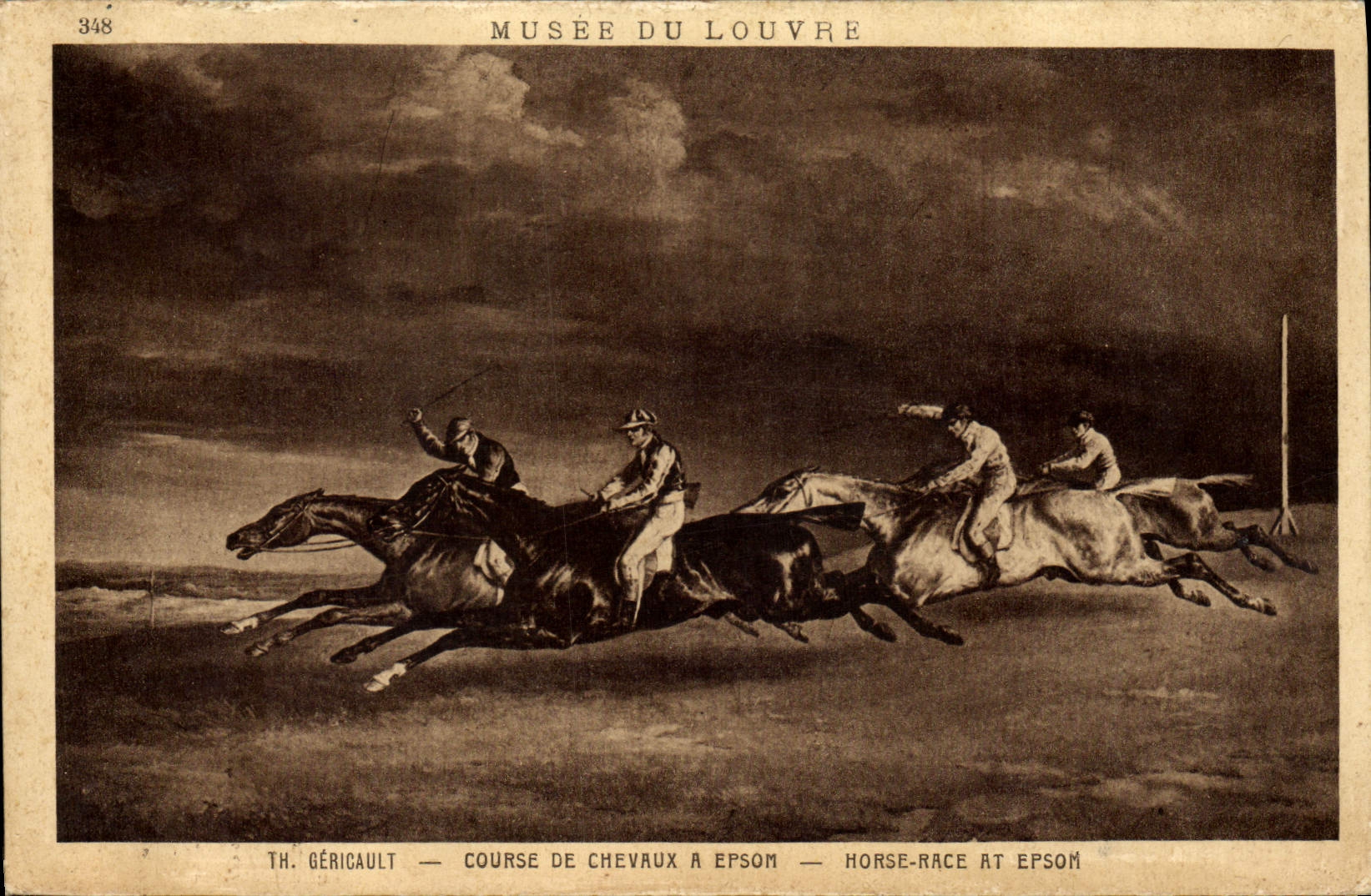 Course de chevaux à Epsom — Th. Géricault — Musée du Louvre