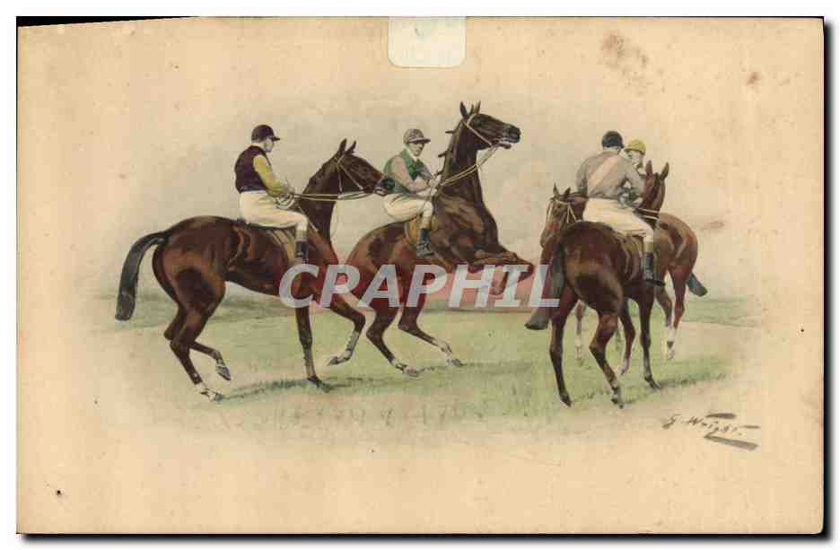 Course de chevaux — illustration — M. M. Vienne, M. M. Munk