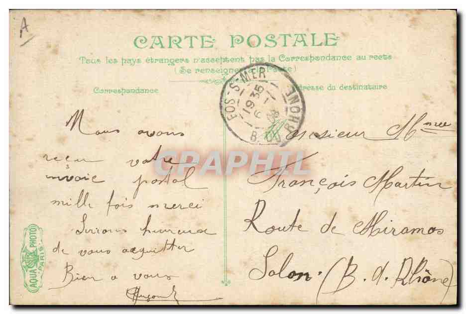 Les Courses, le Départ — Série 3 — Éditeur L.V. & Cie — Verso