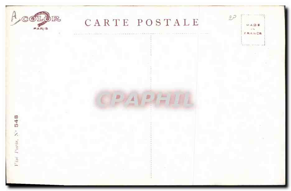 Calendrier de décembre — fleurs de printemps — A COLOR Paris, N° 548 — Reverso