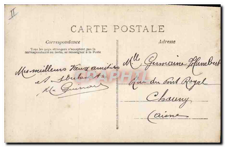 Announcements of the Year 1908 — Publisher A. P. N'gannat — Back
