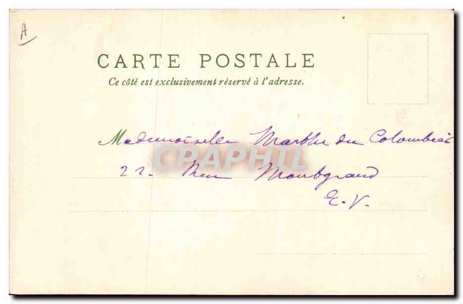 Paysage alpin avec moulin à eau — Éditeur Frugyzenberger, n° 2 — Achterkant