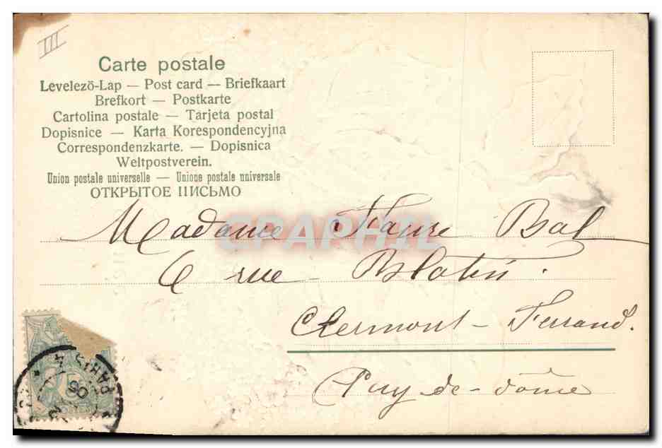 Bonne année — 1905 — éditeur non visible — Reverso