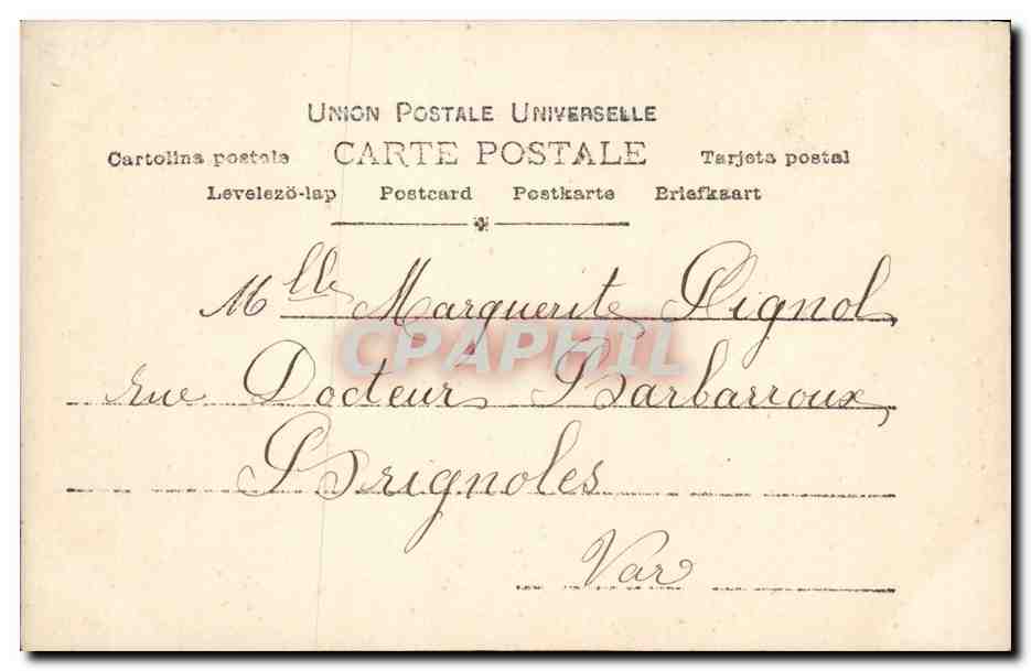 Félicitations — Merci, Merci, Merci — Ugalde, S.I.P. Paris — Verso