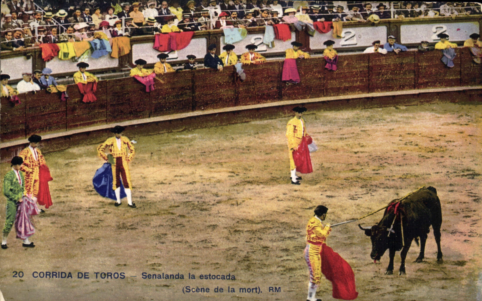 CPA Corrida Course de Taureaux Senalanda la estocada 