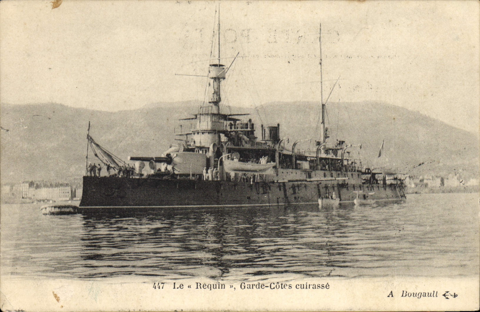 Le « Requin », Garde-Côtes cuirassé — A. Bougault, n° 447