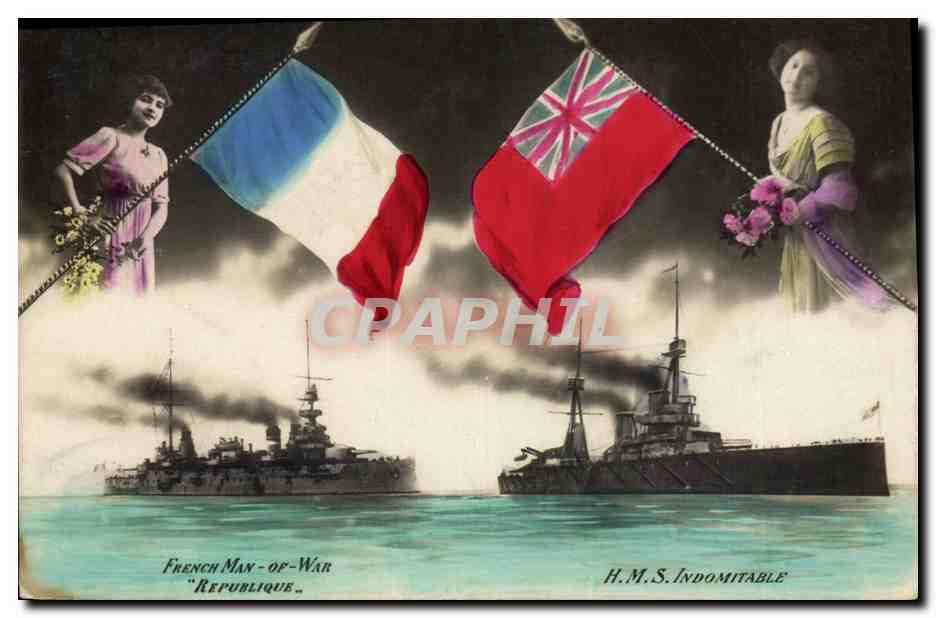 Navires de guerre français et britannique — France et Royaume-Uni — Made in Italy