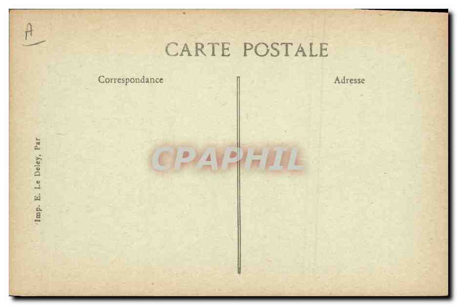 Marine Nationale — "République" — Cuirassé d'Escadre, 14.808 tonnes — Verso