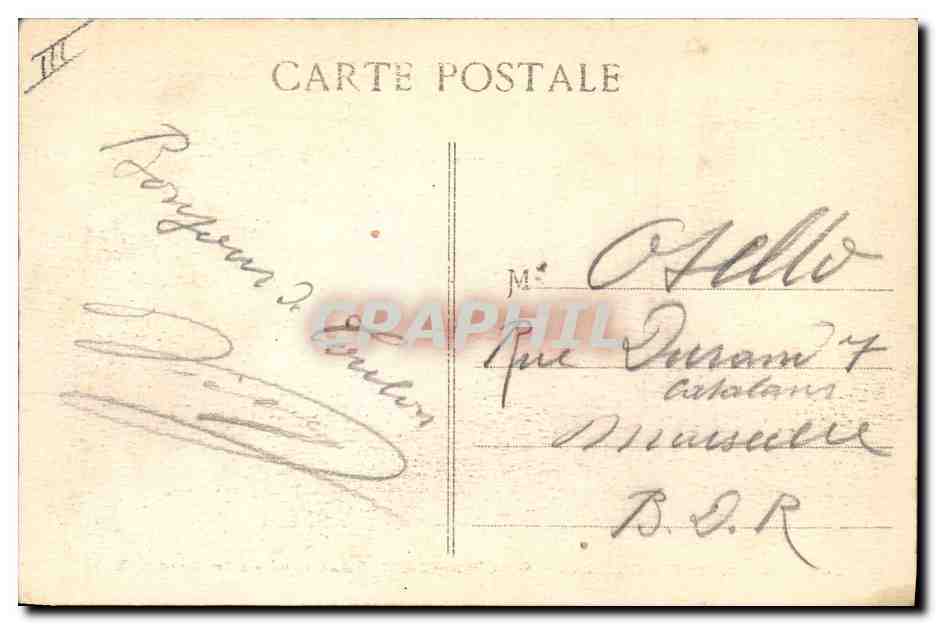 CPA Bateau de Guerre Republique Cuirasse de 1er rang  — Verso
