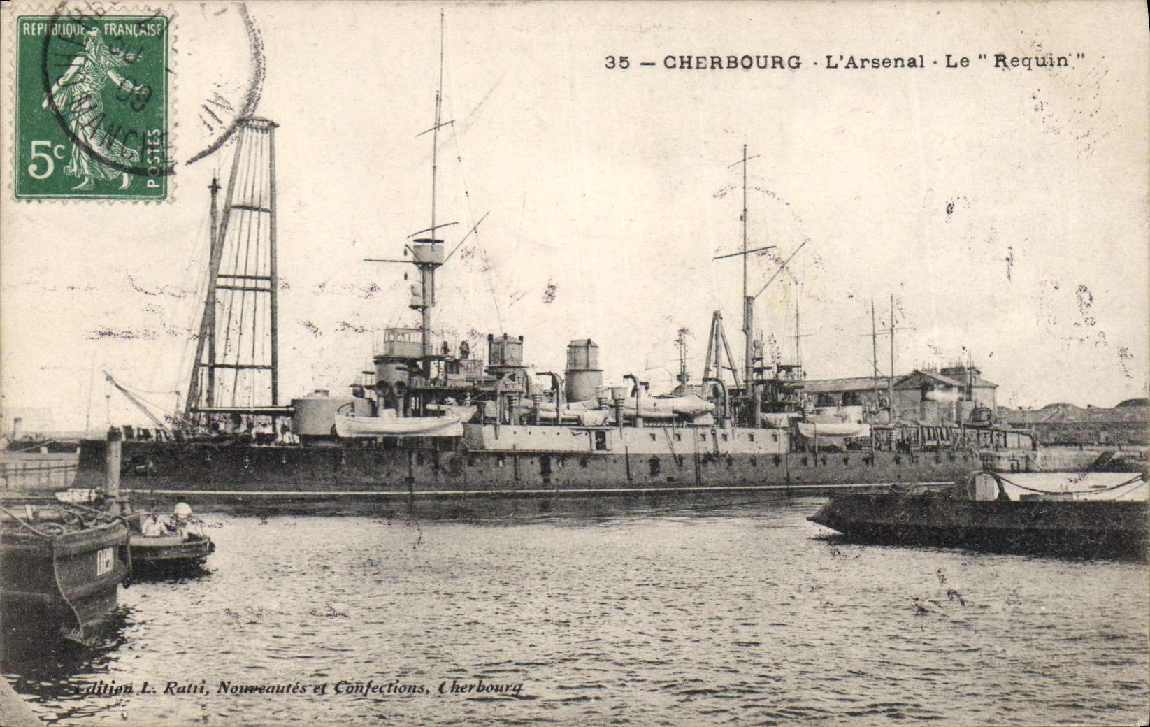 Cherbourg - L'Arsenal - Le "Requin"