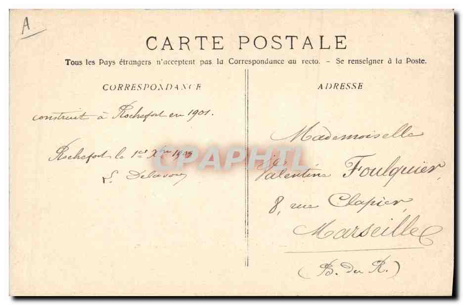 La "Rapière", Contre-Torpilleur — A. Bougault, n°490 — Reverso