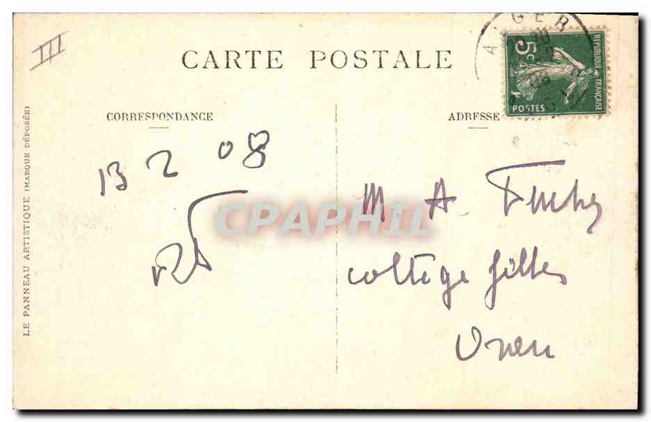 Kreuzer "République" — F. Geiser, Alyon — n° 128 — Rückseite