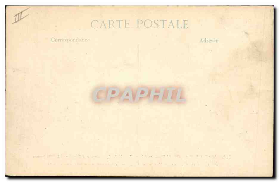 CPA Bateau de Guerre Republique Cuirasse d'escadre  — Verso
