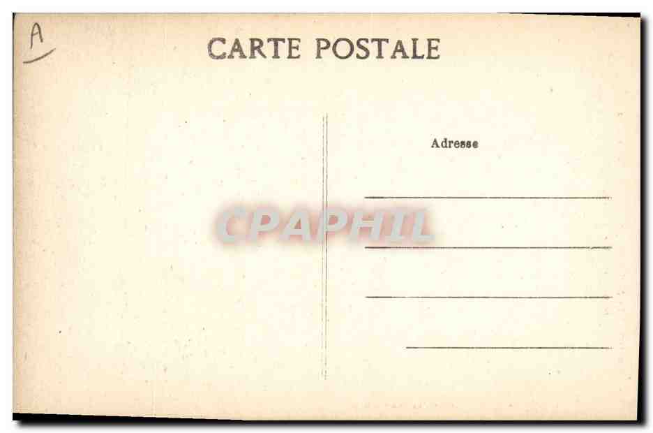 CPA Folklore Jeune fille de Ploare Environs de Douarnenez  — Verso